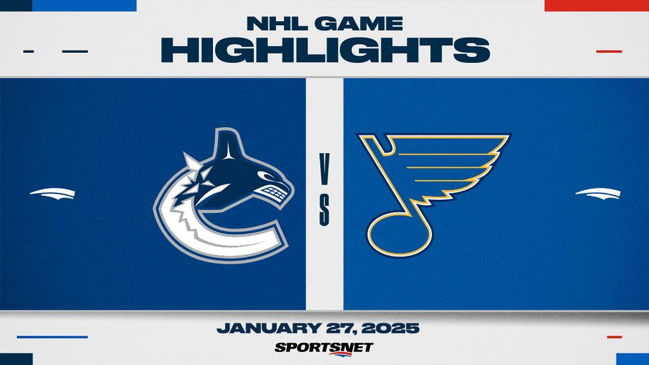 NHL Highlights: Canucks 5, Blues 2