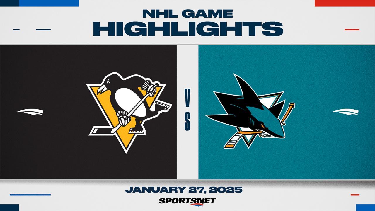 NHL Highlights: Sharks 2, Penguins 1