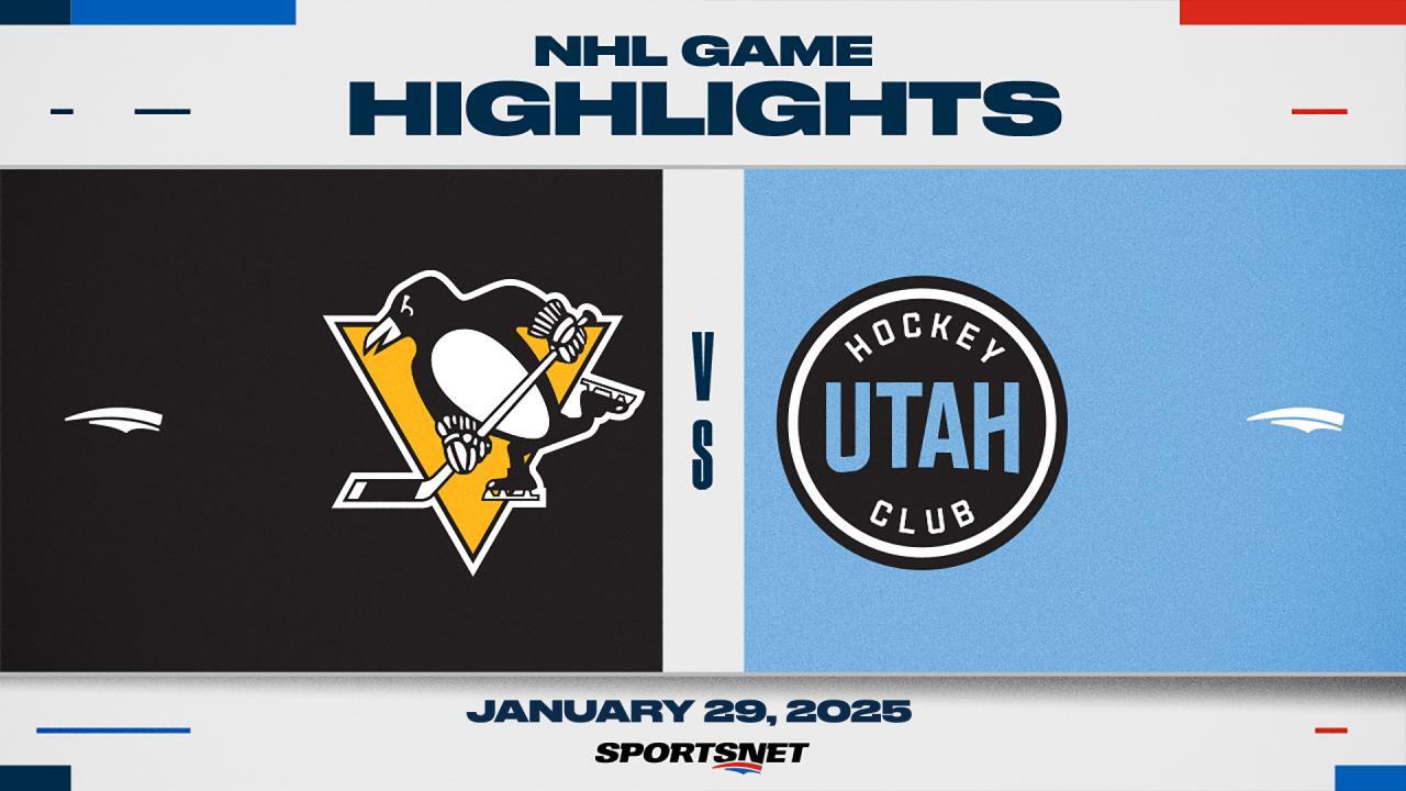 NHL Highlights: Penguins 3, Utah HC 2 (OT)