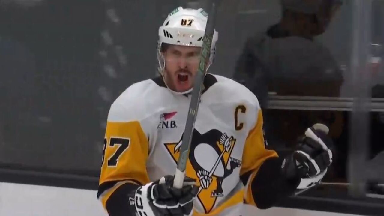 Crosby buries backhand for overtime game-winning goal