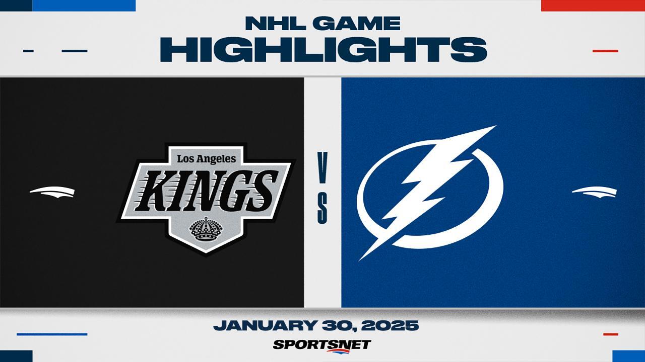 NHL Highlights: Lightning 3, Kings 0