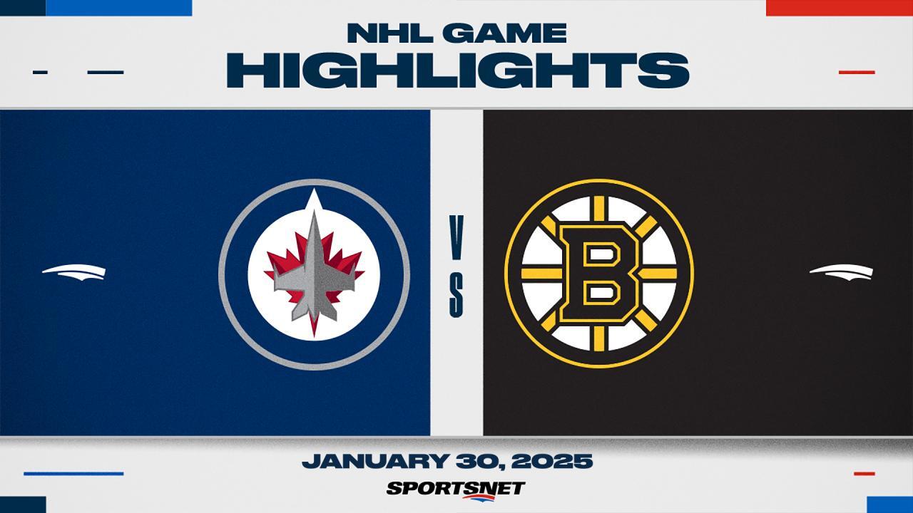 NHL Highlights: Jets 6, Bruins 2