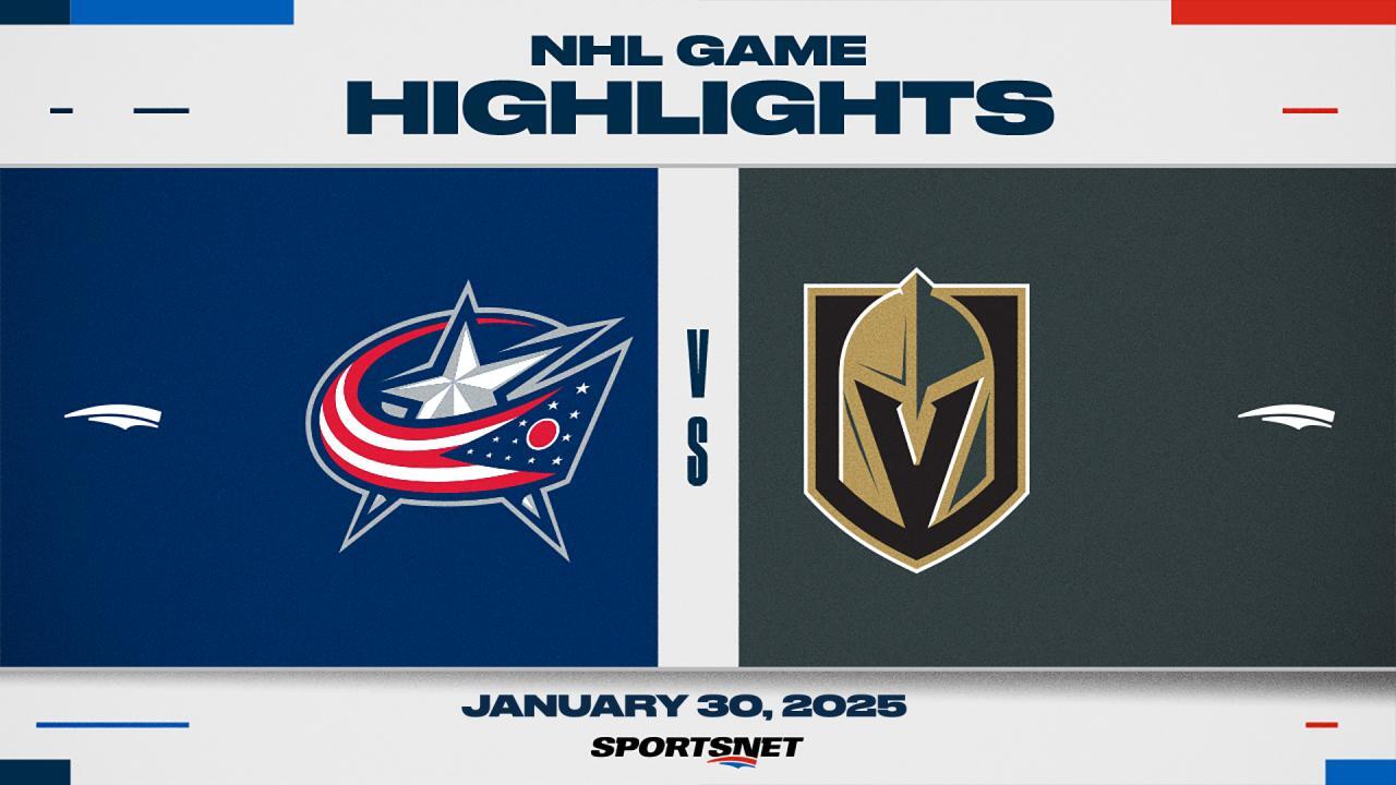 NHL Highlights: Blue Jackets 2, Golden Knights 1 (OT)