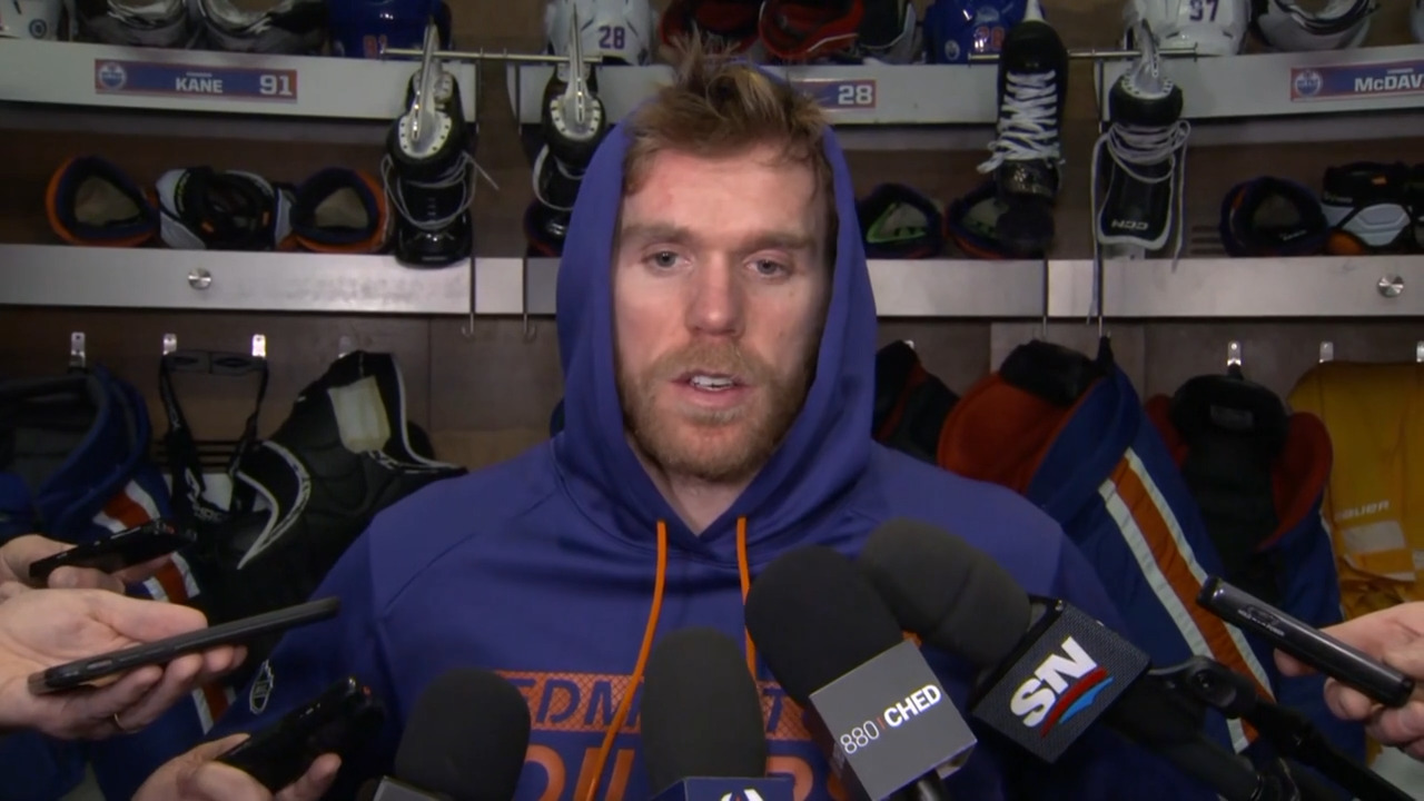 McDavid jokes about having to change their home schedule for Maple Leafs