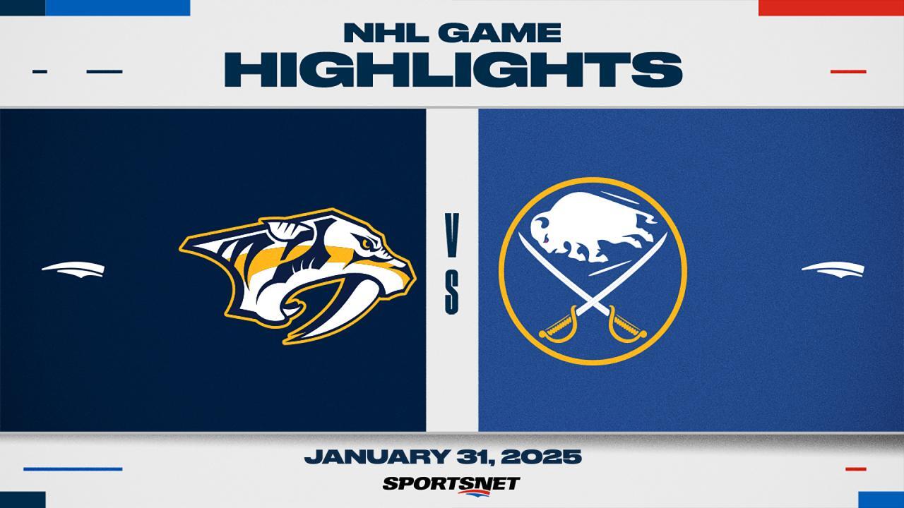 NHL Highlights: Sabres 4, Predators 3