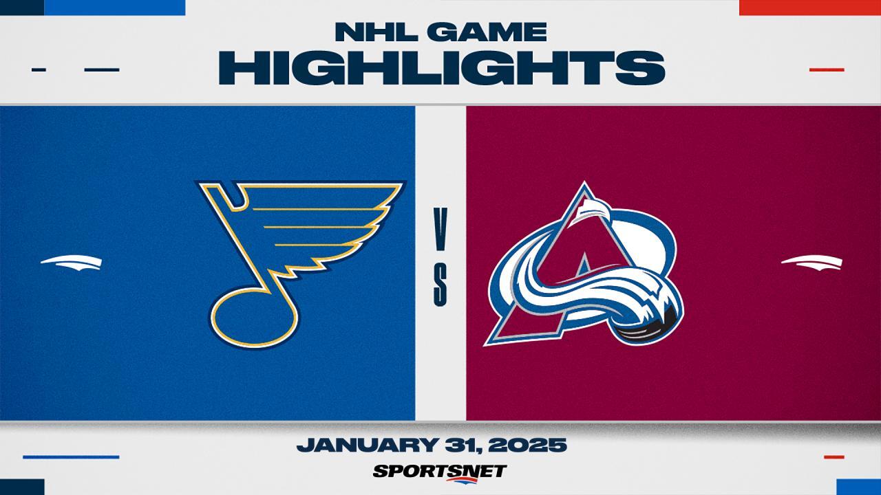 NHL Highlights: Avalanche 5, Blues 0