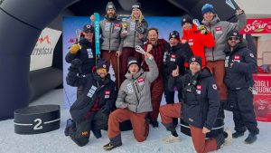 The Canadian para alpine team. (Photo credit: Alpine Canada on X)