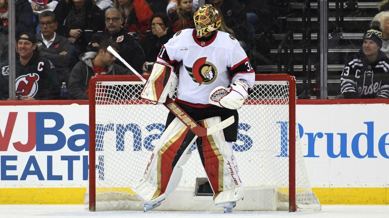 Anton Forsberg helps Senators slip past Devils