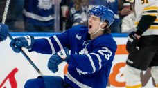 ‘An absolute horse’: Matthew Knies’ hat trick shows high potential in Maple Leafs win