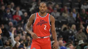 Los Angeles Clippers forward Kawhi Leonard looks on during the first half of an NBA basketball game against the Atlanta Hawks, Saturday, Jan. 4, 2025, in Los Angeles. (Jayne-Kamin-Oncea/AP)