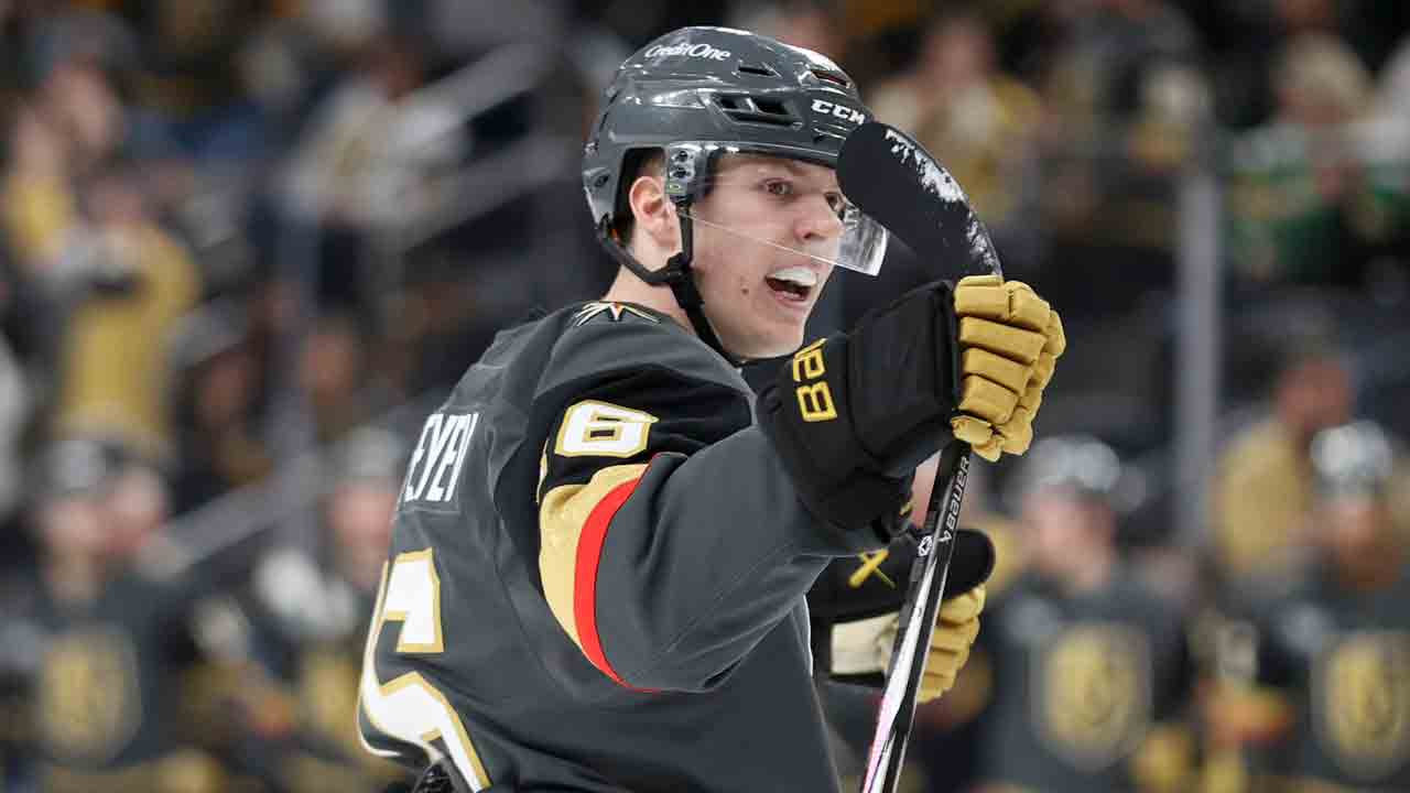 NHL Roundup: Dorofeyev has three points, Golden Knights beat Wild for share of NHL lead