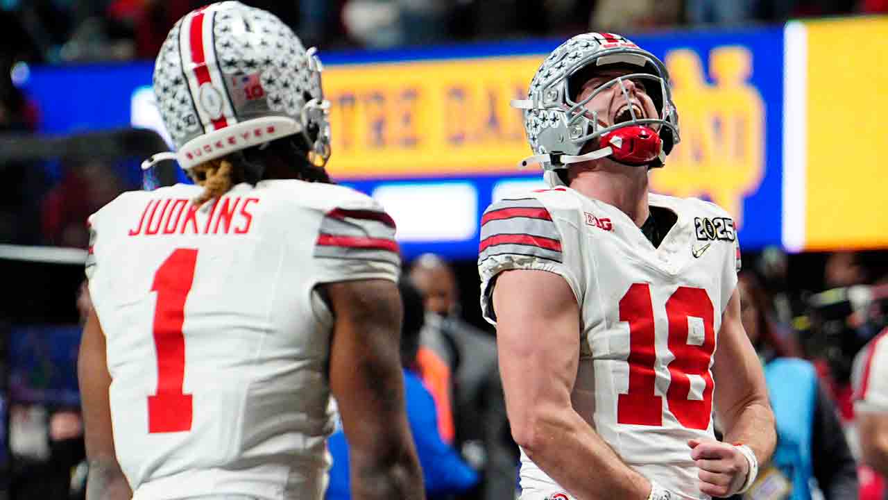 Ohio State holds off Notre Dame to win college football championship