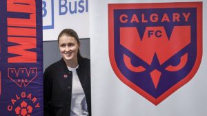 The Calgary Wild women's pro soccer team announced Lydia Bedford to be its first head coach. (Jeff McIntosh/CP) 