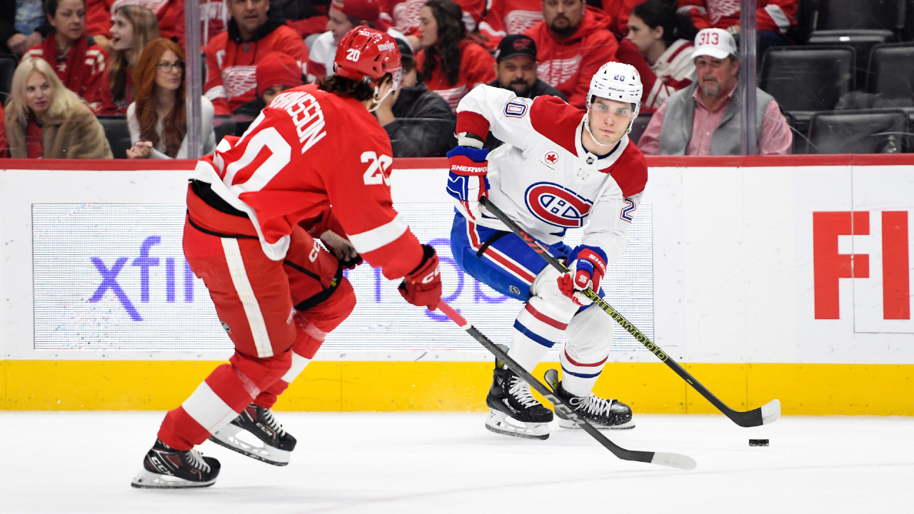 Red Wings end three-game slide with win over Canadiens