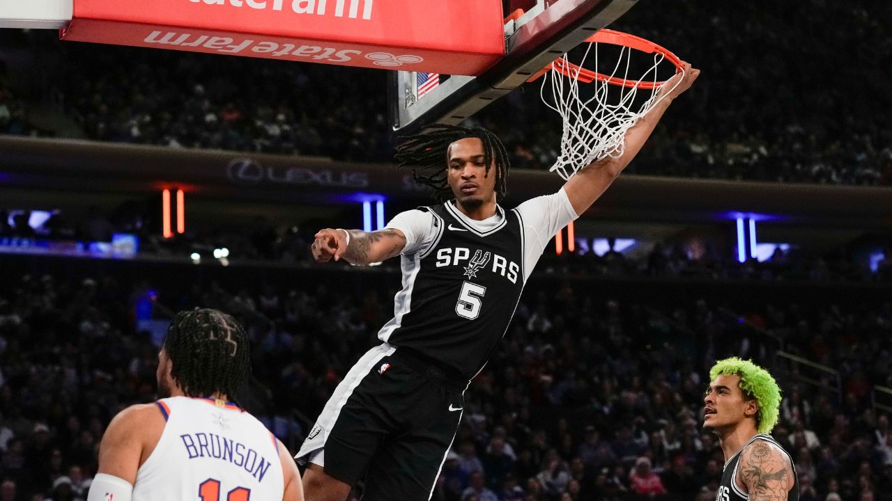 Report: Spurs rookie Stephon Castle committed to participate in Slam Dunk Contest