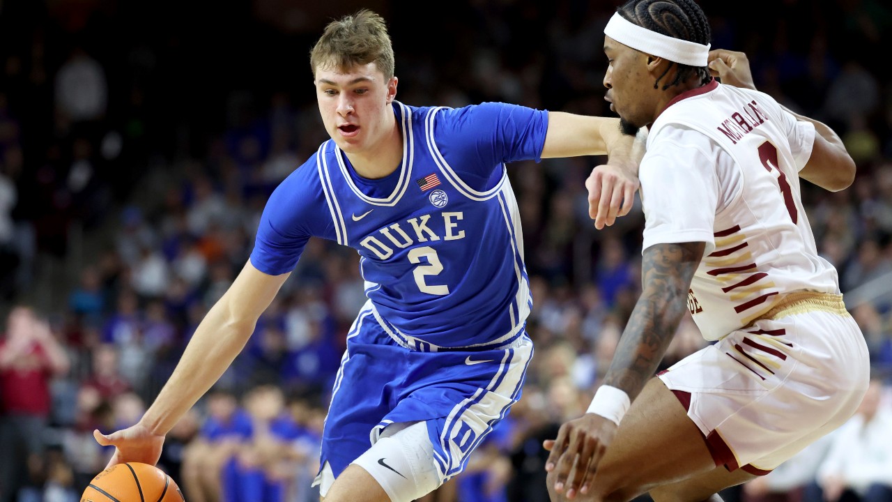 Cooper Flagg returns to New England, leads No. 3 Duke past Boston College