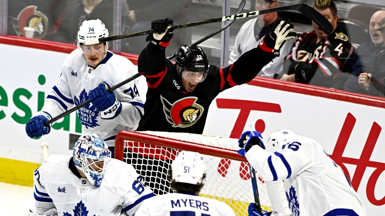 Pinto’s newfound confidence helps Senators win spirited Battle of Ontario