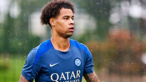 Tajon Buchanan practises at Inter Milan's training ground. (Mattia Ozbot/Getty)