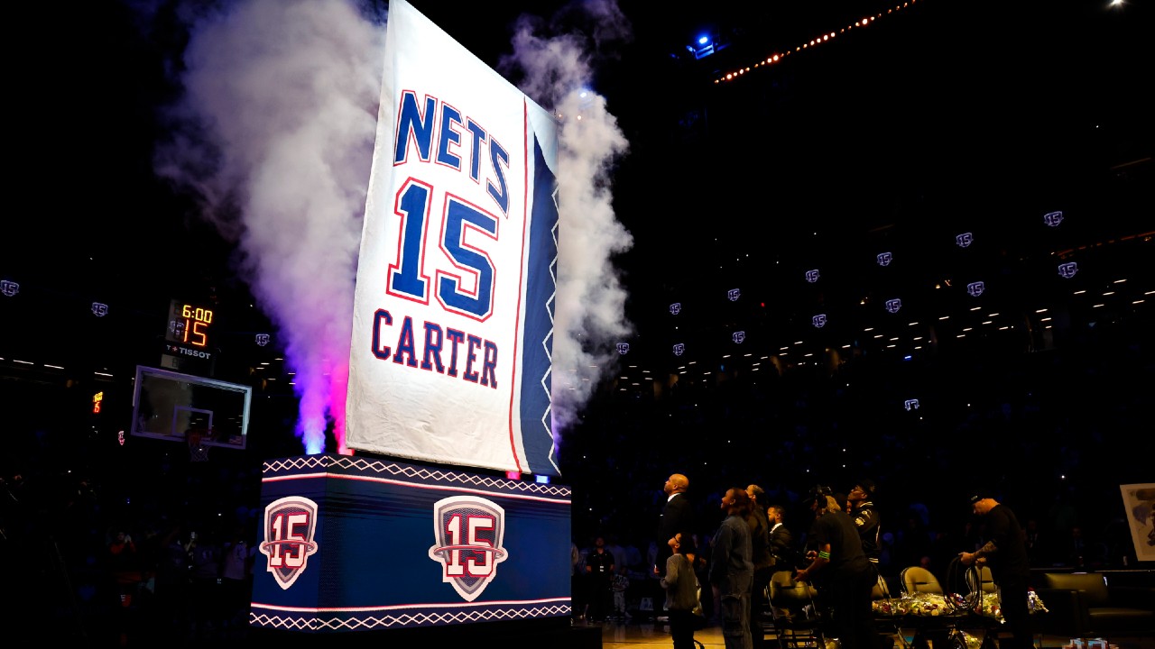 Nets retire Vince Carter’s No. 15