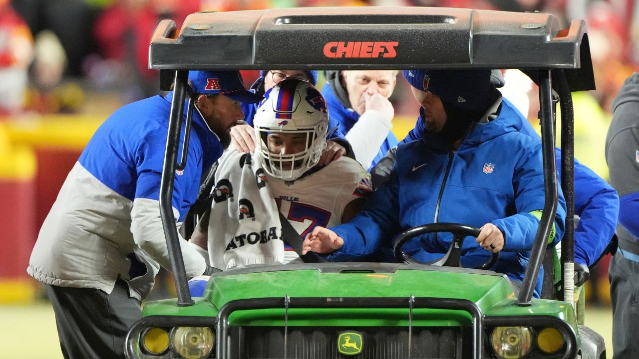 Bills CB Benford ruled out vs. Chiefs after being carted off with concussion