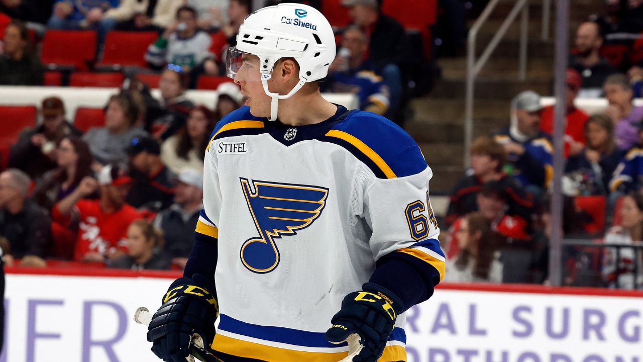 Blues sign D Corey Schueneman to one-year, two-way contract extension