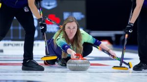 Chelsea Carey in action at the Co-op Canadian Open on Nov. 6, 2024, in Nisku, Alta. (Anil Mungal/GSOC)