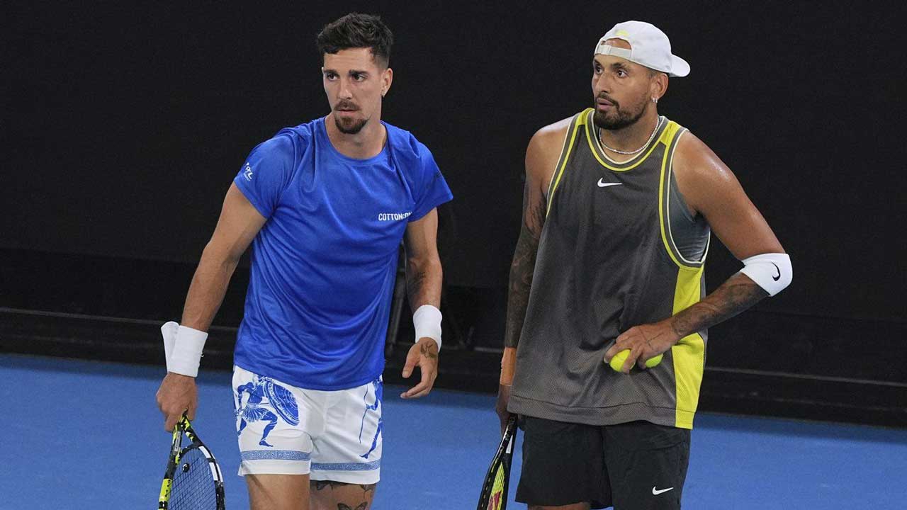 Kyrgios and Kokkinakis retire from Australian Open doubles match