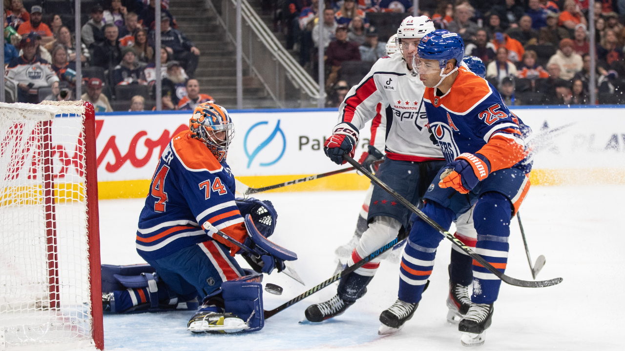 Oilers feel McDavid’s absence in hard-fought loss to NHL-best Capitals