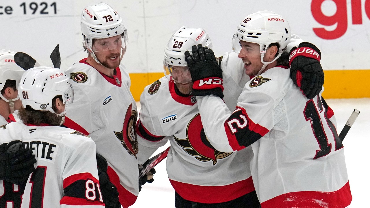 Pinto pots pair as Senators earn chippy blowout win over Penguins