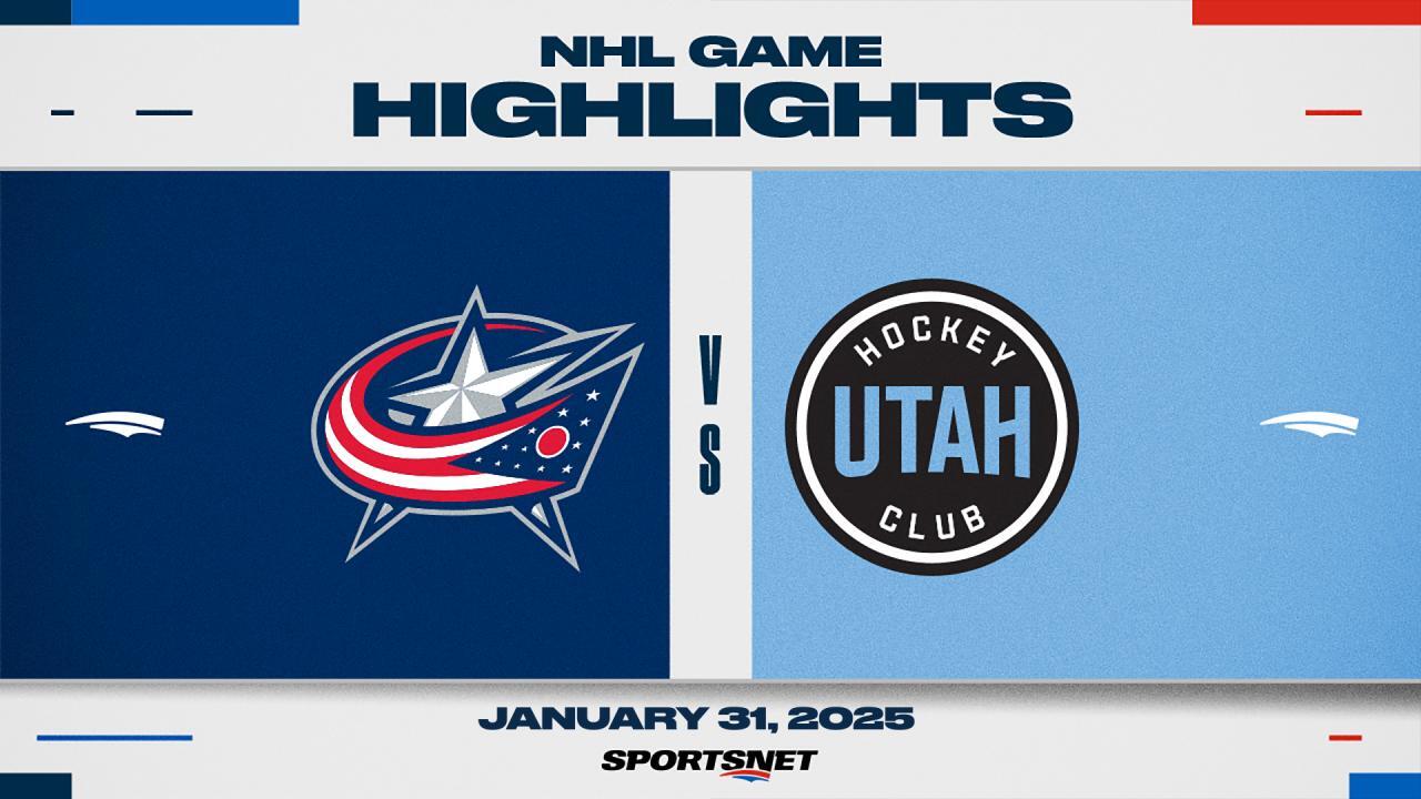 NHL Highlights: Blue Jackets 3, Utah HC 2 (OT)