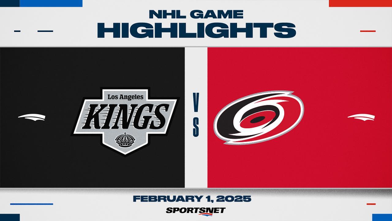 NHL Highlights: Kings 4, Hurricanes 2