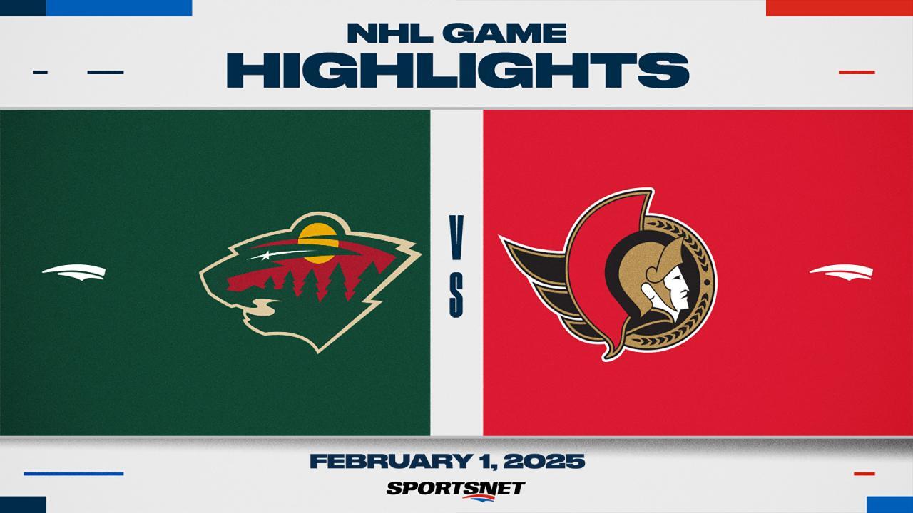 NHL Highlights: Senators 6, Wild 0