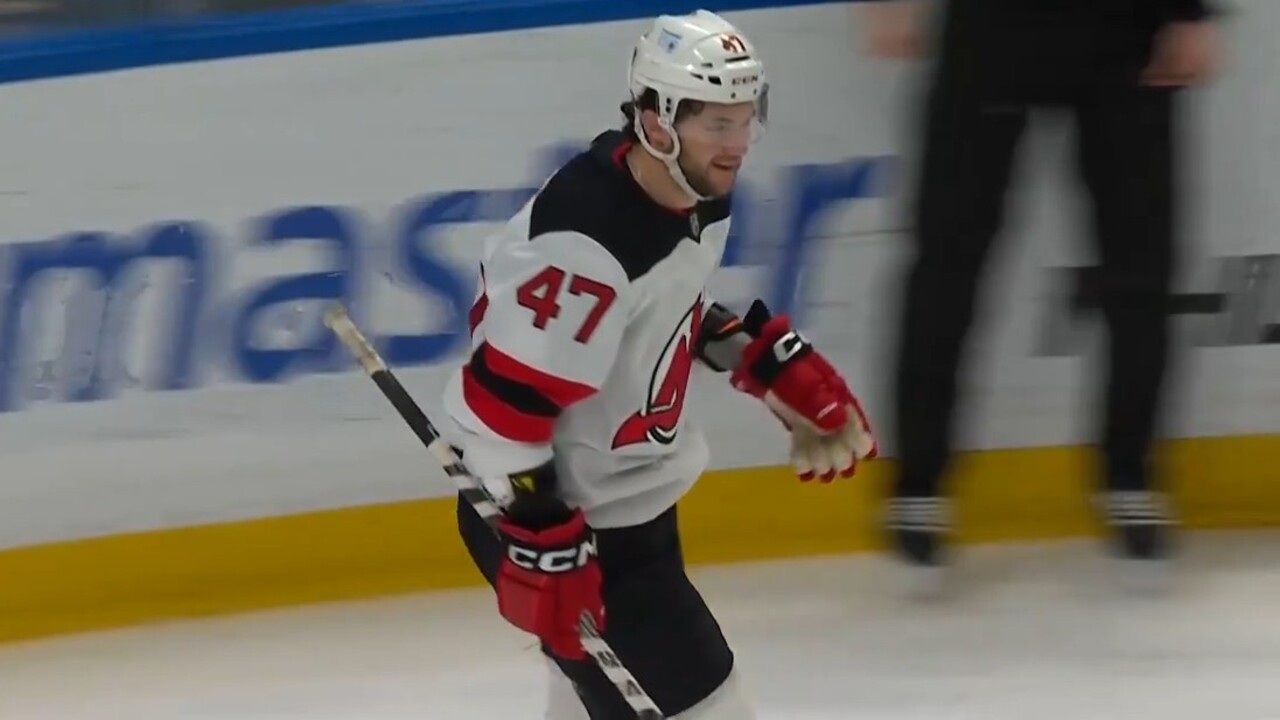 Devils’ Cotter finds roof of net with snipe from ridiculous angle