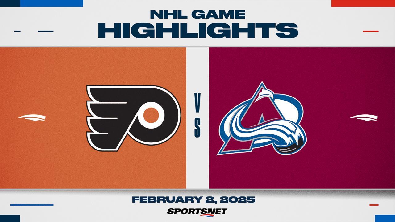 NHL Highlights: Avalanche 2, Flyers 0