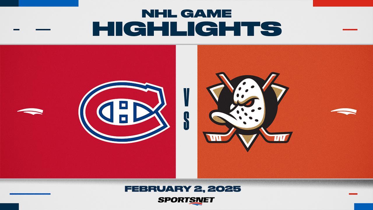 NHL Highlights: Ducks 3, Canadiens 2