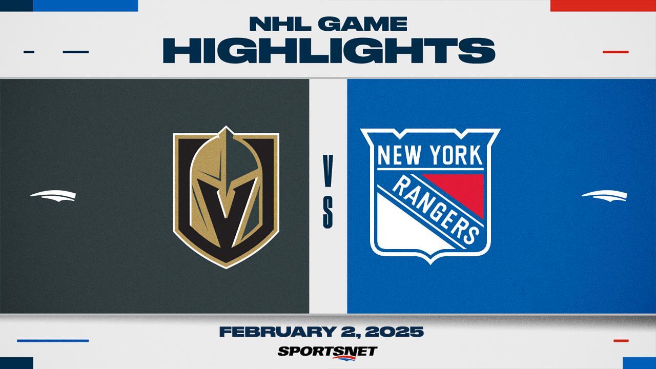 NHL Highlights: Rangers 4, Golden Knights 2