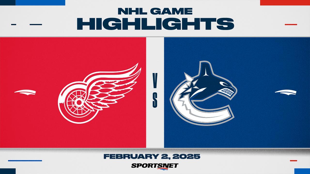 NHL Highlights: Red Wings 3, Canucks 2 (OT)