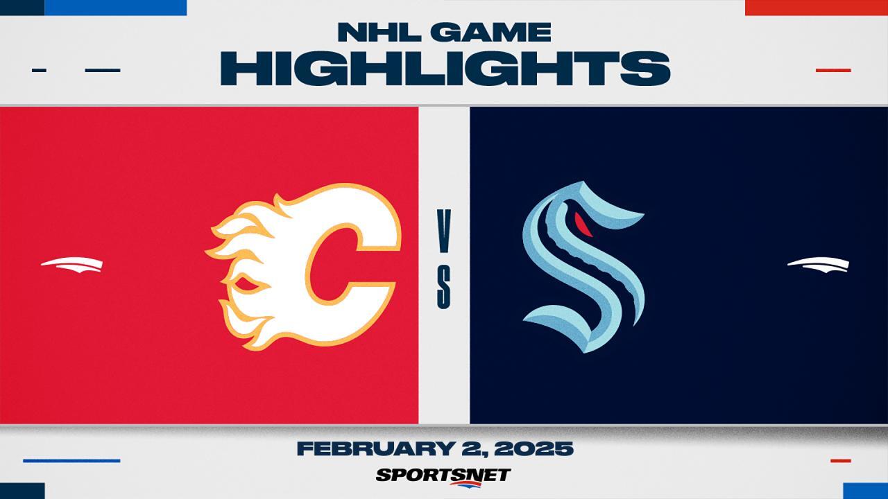 NHL Highlights: Flames 3, Kraken 2