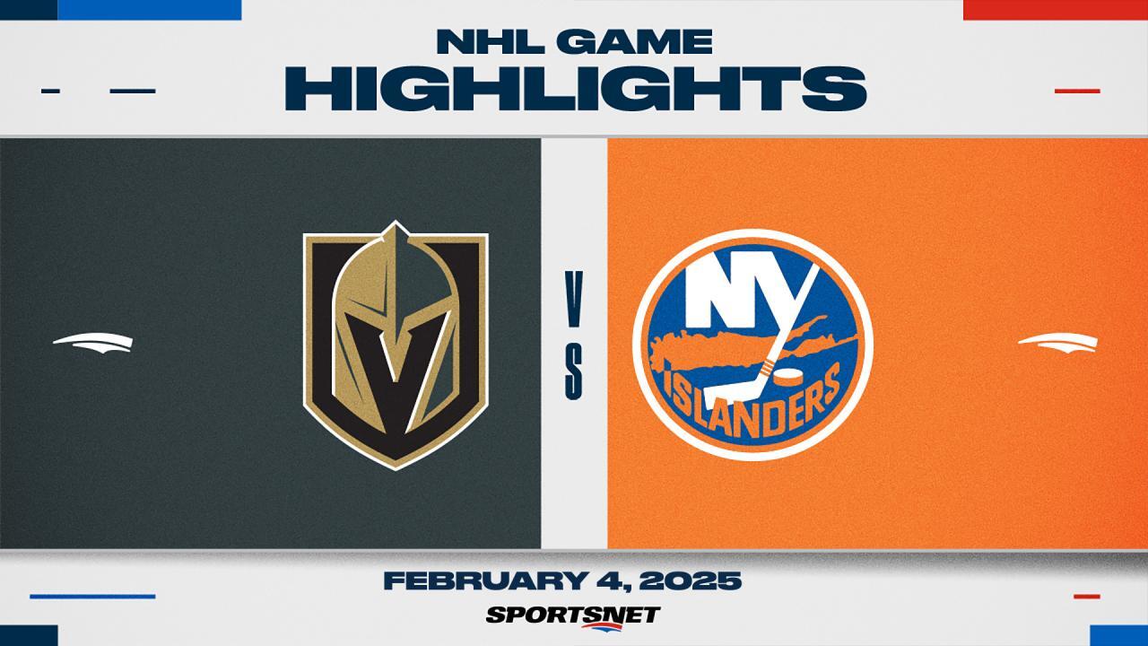 NHL Highlights: Islanders 2, Golden Knights 1