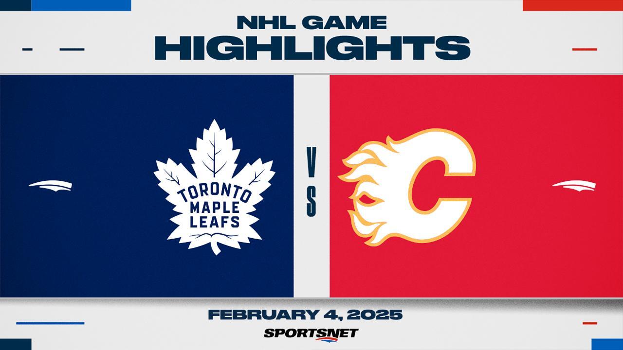 NHL Highlights: Maple Leafs 6, Flames 3