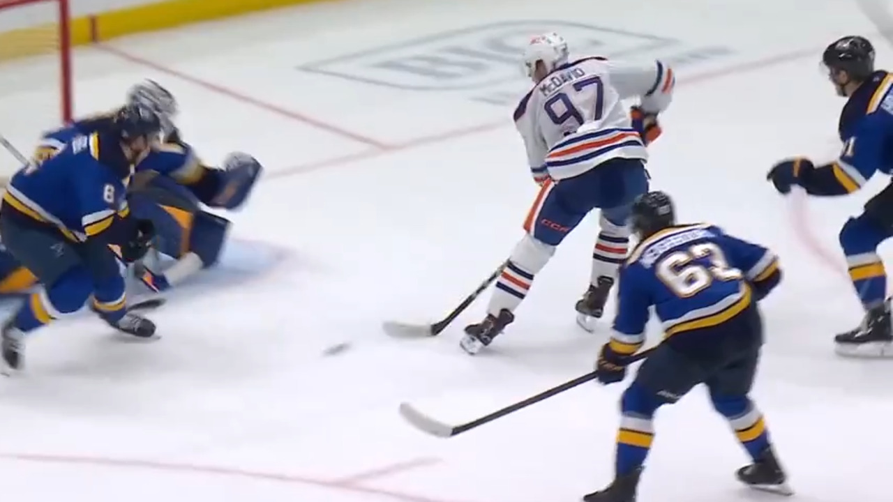 Oilers’ McDavid dishes dazzling assist to Brown for OT winner