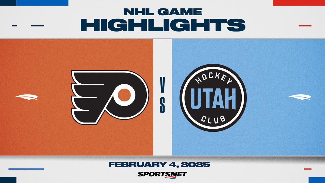 NHL Highlights: Utah HC 3, Flyers 2 (OT)