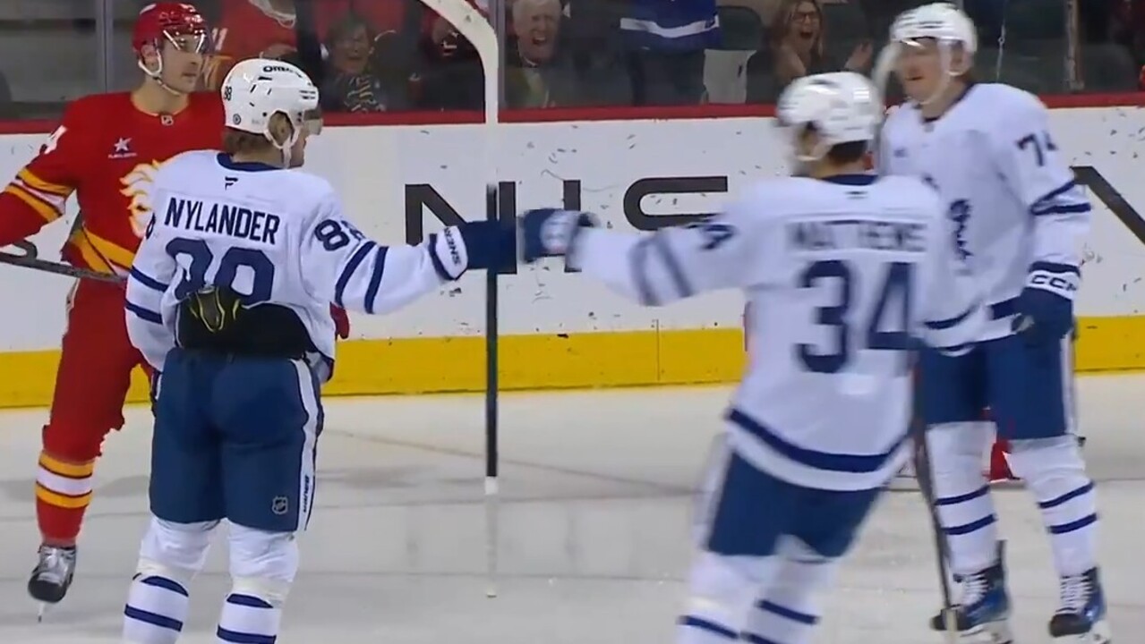 Maple Leafs’ Nylander notches second career hat trick vs. Flames