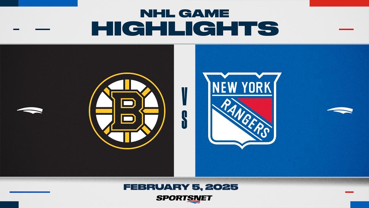 NHL Highlights: Rangers 3, Bruins 2