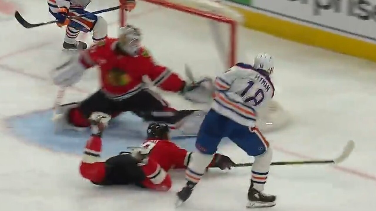 Soderblom stretches out to rob Oilers’ Hyman with incredible glove save