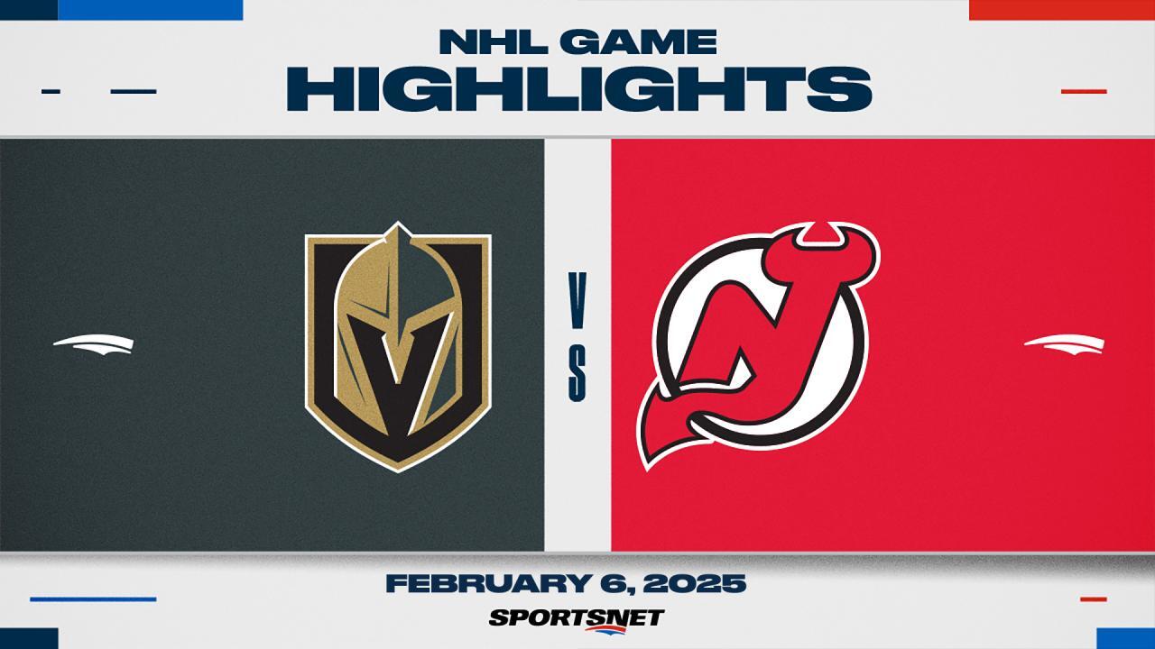 NHL Highlights: Golden Knights 3, Devils 1