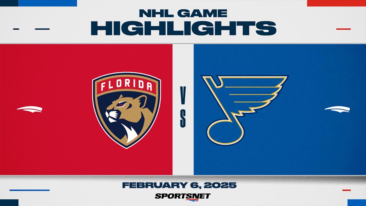 NHL Highlights: Panthers 3, Blues 2