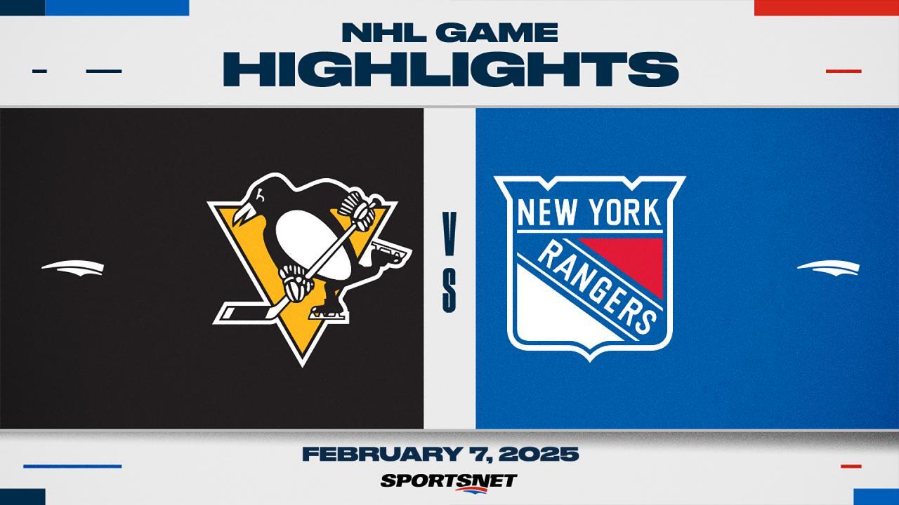 NHL Highlights: Penguins 3, Rangers 2