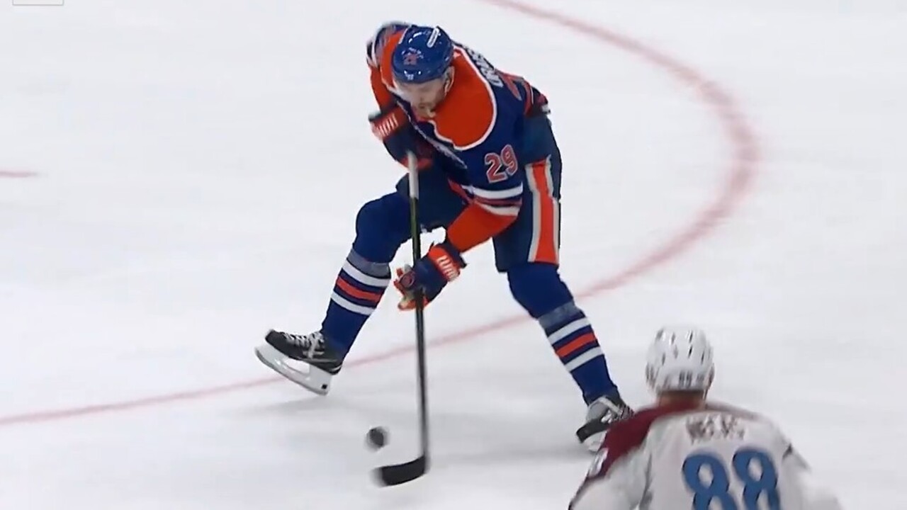 Oilers’ Draisaitl pots 40th of the year from his knees for tying goal