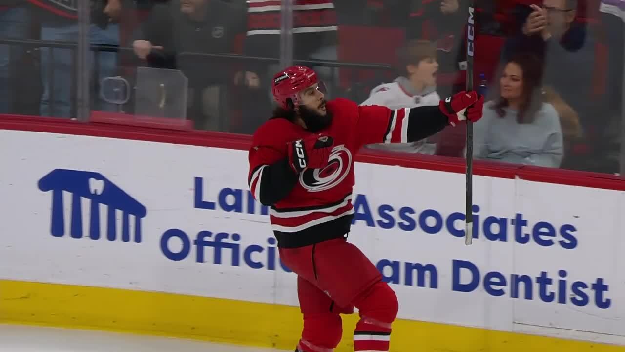 Hurricanes’ Chatfield finishes beautiful 2-on-1 to open the scoring